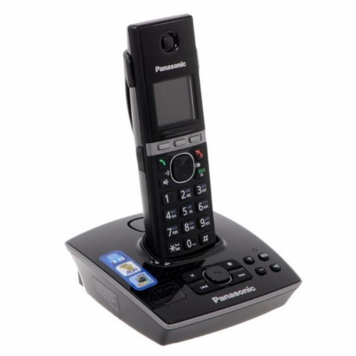 картинка Panasonic KX-TG8061RUB - Беспроводной телефон DECT (радиотелефон) с автоответчиком, цвет: черный  от магазина Интерком-НН фото 2