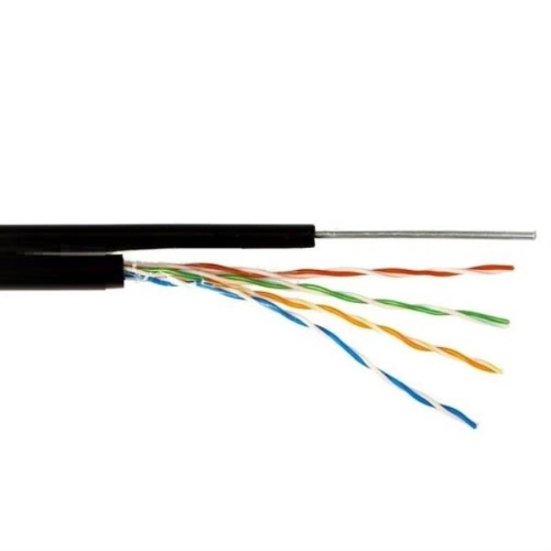 картинка Кабель FTP4 cat.5e витая пара экранированная для наружных работ с тросом (4х2х0,5) (305м) от магазина Интерком-НН фото 2