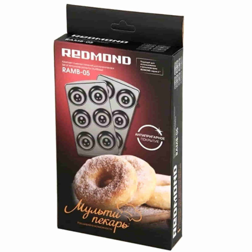 изображение Redmond RAMB-05 панель "пончики" 2шт (форма для пончиков) для мультипекаря 6 серии магазин Компании Интерком-НН картинка Redmond RAMB-05 панель "пончики" 2шт (форма для пончиков) для мультипекаря 6 серии от магазина Интерком-НН