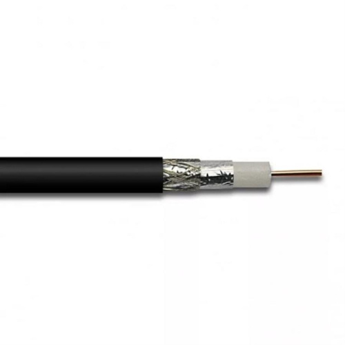 картинка Кабель коаксиальный RG-6U Netko, 75 Ом (CU, оплетка 32 нити AL), наружный, черный (100м) от магазина Интерком-НН фото 2