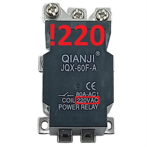изображение Силовое реле Qianji JQX-60F-A-220 управление 220VAC, контакты 250В 80А магазин Компании Интерком-НН картинка Силовое реле Qianji JQX-60F-A-220 управление 220VAC, контакты 250В 80А от магазина Интерком-НН