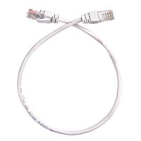 картинка Патч-корд UTP cat. 5e 0,5м ВС, LSZH (белый) неэкранированный, литой коннектор Technolink от магазина Интерком-НН
