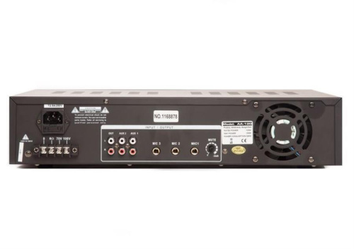 изображение Roxton AA-120 Усилитель трансляционный 120 Вт, 3 микрофонных и 2 линейных входа, настольный магазин Компании Интерком-НН фото 2 картинка Roxton AA-120 Усилитель трансляционный 120 Вт, 3 микрофонных и 2 линейных входа, настольный от магазина Интерком-НН фото 2