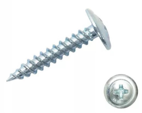 картинка Саморезы 4,2х25 с прессшайбой, острый наконечник, оцинкованные (1000 шт) от магазина Интерком-НН
