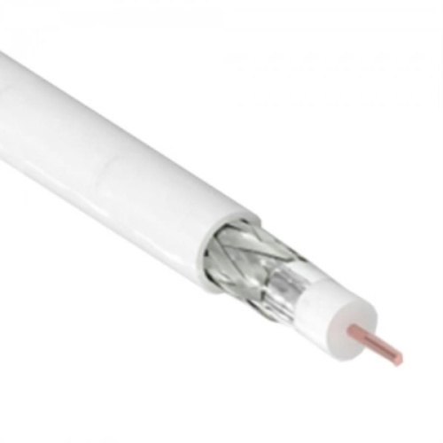картинка Кабель коаксиальный RG-6U Netko, 75 Ом (CU, оплетка 32 нити AL), белый (100м) от магазина Интерком-НН фото 2