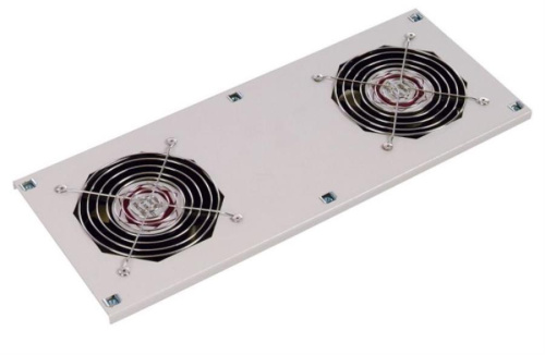 картинка МВ-400-2 Модуль вентиляторный потолочный (170x425), 2 вентилятора без датчика от магазина Интерком-НН