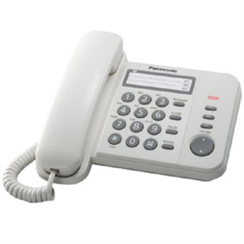 изображение Проводной телефон Panasonic KX-TS2352RUW, цвет белый магазин Компании Интерком-НН фото 2 картинка Panasonic KX-TS2352RUW проводной телефон, цвет белый от магазина Интерком-НН фото 2