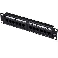 картинка Патч-панель UTP, 10", 12 портов RJ45, cat.5е, 1U, 110 Type, "L" от магазина Интерком-НН
