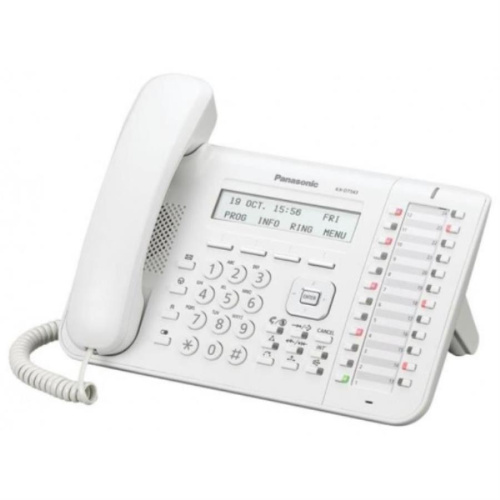 картинка Panasonic KX-DT543RU Системный телефон 24 кнопки с индикацией, 3-х строчный дисплей с подсветкой от магазина Интерком-НН