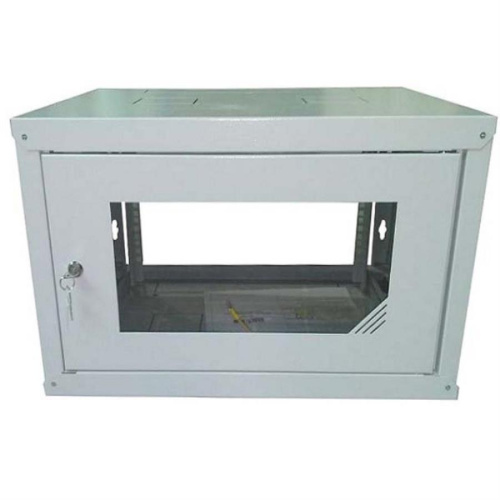 картинка Шкаф настенный 6U серия NOP2 (600х600х357), разборный, серый Netko от магазина Интерком-НН