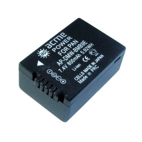 изображение Аккумулятор AcmePower AP-DMW-BMB9 для фотокамер Panasonic BMB9 магазин Компании Интерком-НН фото 3 картинка AcmePower AP-DMW-BMB9 Аккумулятор Li-ion, 7.4 V, 800 mAh для фотокамер Panasonic от магазина Интерком-НН фото 3
