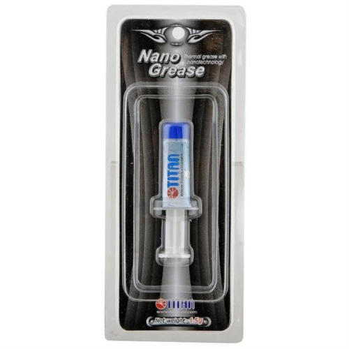 изображение Термопаста Titan Nano Grease 1.5 г шприц, теплопроводность 4.5 Вт/м*К магазин Компании Интерком-НН картинка Термопаста Titan Nano Grease 1.5 г шприц, теплопроводность 4.5 Вт/м*К от магазина Интерком-НН