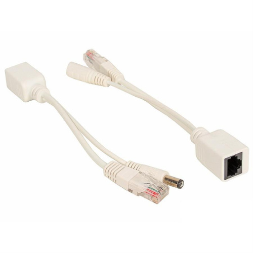 картинка Orient nt-633poe W комплект PoE (инжектор + сплиттер) для передачи питания по витой паре, белый от магазина Интерком-НН