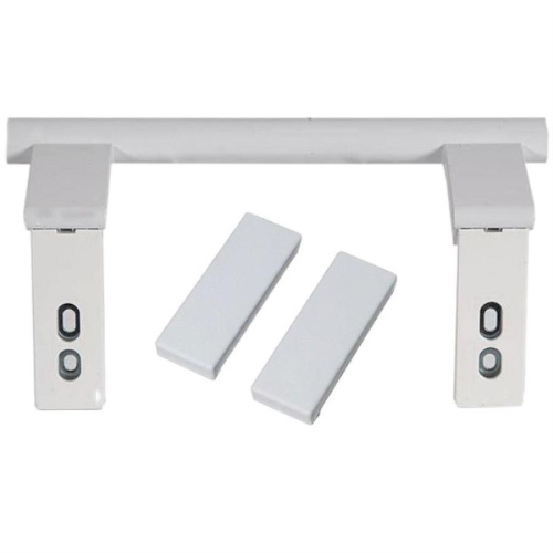 картинка Ручка двери 7430668 отжимная L=210мм с накладками (белая) для холодильника Liebherr от магазина Интерком-НН