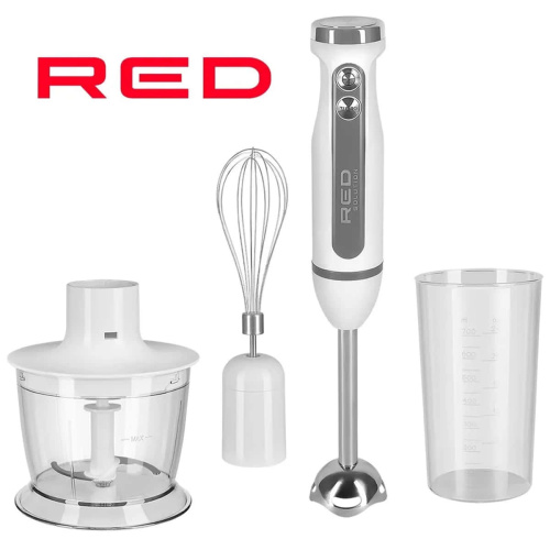 картинка Red Solution RHB-2969 блендер погружной 1200Вт, регулировка оборотов, режим турбо белый  от магазина Интерком-НН