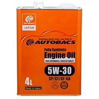 картинка Autobacs Engine Oil FS 5W-30 SP/CF/GF-6A моторное масло синтетическое (4л) от магазина Интерком-НН