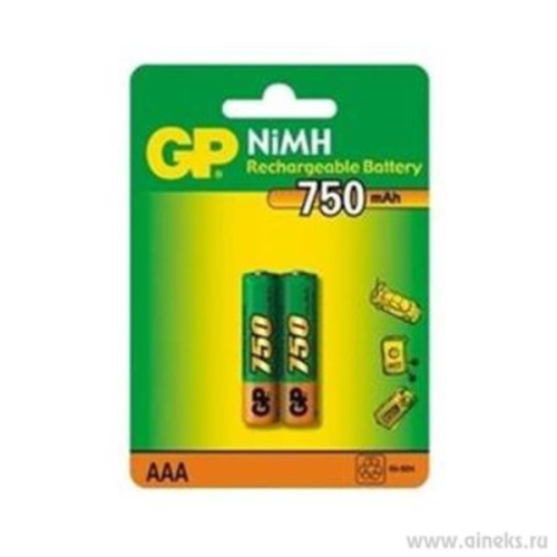 картинка Упаковка аккумуляторов 2шт GP 65AAAHC-UC2 650mAh  от магазина Интерком-НН фото 2