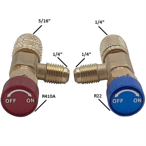 картинка Комплект кранов (адаптер, наконечник, вентиль) HS-1221+HS-1222 для заправки кондиционеров  от магазина Интерком-НН фото 3