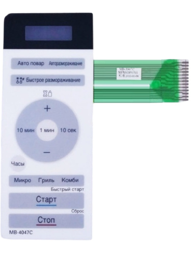 картинка LG MFM61850701 Сенсорная панель управления микроволновой СВЧ печи MB-3947C, MB-4047C 13 контактов от магазина Интерком-НН фото 3
