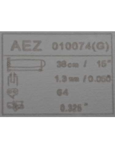 картинка AEZ 010074(G) пильная шина (0,325x1,3мм x 64зуб, 38см) для цепных пил Husqvarna 15" серия General от магазина Интерком-НН фото 2