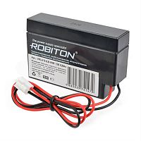 картинка Robiton VRLA12-0.8-VHR свинцово-кислотный аккумулятор 12 В, 0.8 Ач от магазина Интерком-НН