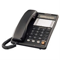 картинка Panasonic KX-TS2365RUB проводной телефон, цвет черный от магазина Интерком-НН