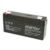 картинка Robiton VRLA6-3.3 свинцово-кислотный аккумулятор 6 В, 3.3 Ач от магазина Интерком-НН
