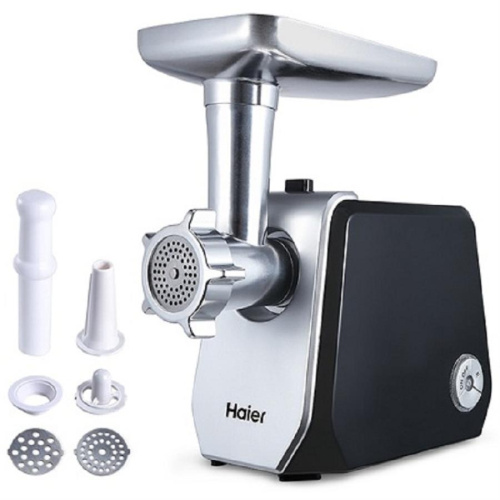 картинка Haier HMG-119 Мясорубка 1200Вт LED подсветка, алюминиевая чаша, 2.2кг/мин от магазина Интерком-НН