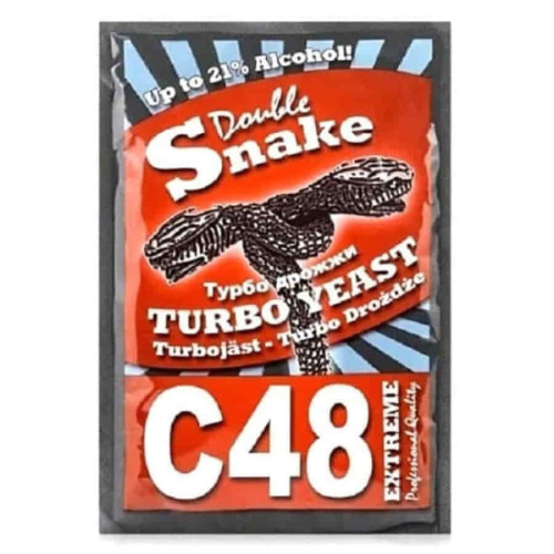 картинка DoubleSnake C48 Спиртовые турбо дрожжи 130гх20шт от магазина Интерком-НН фото 3