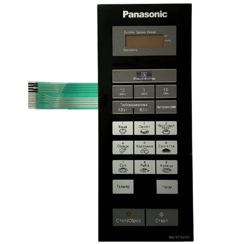 картинка Panasonic A630Y41T0HZP Сенсорная панель на русском для СВЧ (микроволновой печи) NN-ST342W ZPE от магазина Интерком-НН фото 2