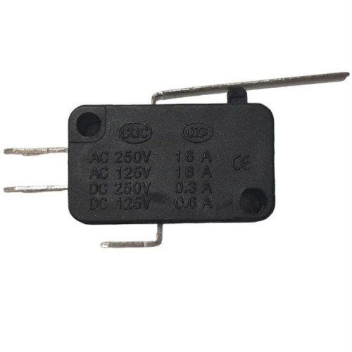 картинка Микропереключатель 3-х контактный V-152-1C25 250V 16A с рычагом 27мм для микроволновой печи (СВЧ) от магазина Интерком-НН фото 2
