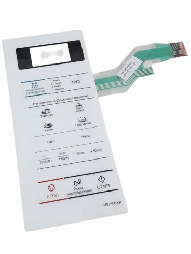 картинка Samsung DE34-00382T сенсорная панель управления для микроволновой печи (СВЧ) ME73M1KR белый от магазина Интерком-НН фото 2