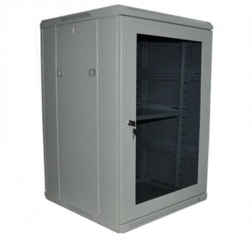 картинка Шкаф напольный 22U серия TE (600х600х1166), серый, разобранный Netko (упакован в 2 коробки) от магазина Интерком-НН