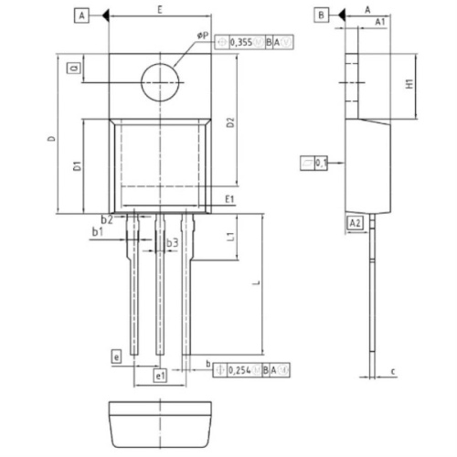 картинка Infineon IPP60R190P6 (6R190C6), МОП-транзистор MOSFET N-Channel 600V TO-220 от магазина Интерком-НН фото 3