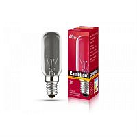 картинка Camelion лампа накаливания для вытяжек T25 E14 40W(350lm) прозрачная 40/T25/CL/E14 от магазина Интерком-НН