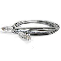 картинка Патч-корд UTP cat. 5e 3м (серый) неэкранированный, литой коннектор Technolink от магазина Интерком-НН