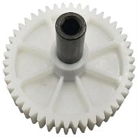 картинка Шестерня большая с валом (вариант №1) D=82/16мм, H=72/22мм, 46 прямых зубьев для мясорубки  магазин Интерком-НН являющийся официальным представителем в России картинка Шестерня большая с валом (вариант №1) D=82/16мм, H=72/22мм, 46 прямых зубьев для мясорубки  от магазина Интерком-НН