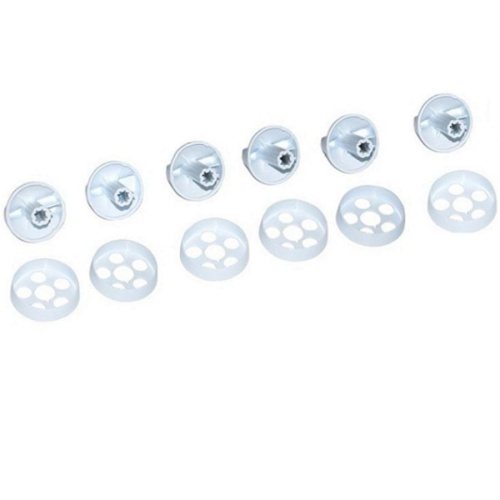 картинка Комплект ручек 01041654 для электроплиты (стиль 1A/1B) без таймера Дарина EM331, 341, EC341 (белые) от магазина Интерком-НН фото 2