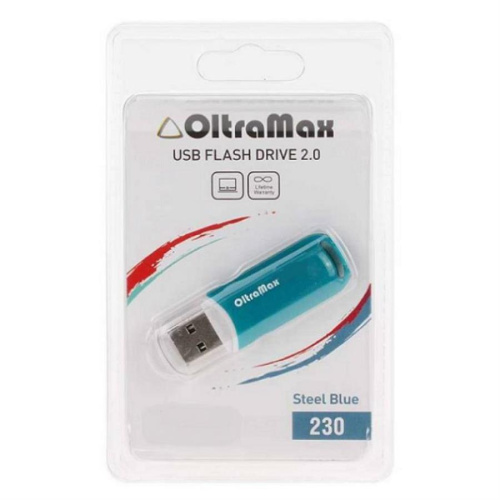 картинка Память USB 16Gb OltraMax 230 синий (OM-16GB-230-Blue) от магазина Интерком-НН