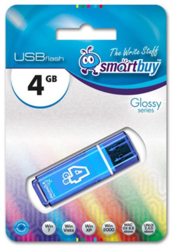 картинка Память USB 16Gb Smart Buy Glossy синий от магазина Интерком-НН фото 2