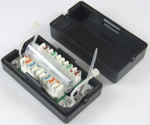 картинка Коробка соединительная SNR-C5E-CB1 4 пары UTP тип Krone от магазина Интерком-НН