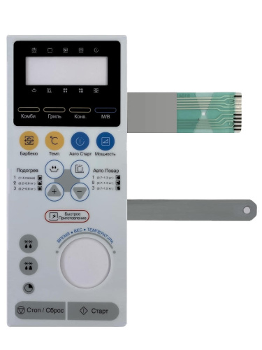 картинка Daewoo 3518505940 Сенсорная панель СВЧ, микроволновой печи KOC-960P на русском от магазина Интерком-НН