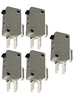 картинка Микропереключатель 5шт Dongnan KW3A-16Z0-A200, 3-х контактный KW3A 16(4)A 250V от магазина Интерком-НН