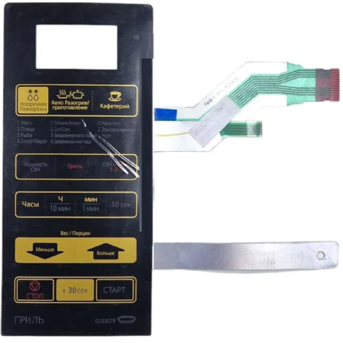 картинка Samsung DE34-00356C сенсорная панель управления для микроволновой печи (СВЧ) GE83DTR-Y от магазина Интерком-НН фото 2