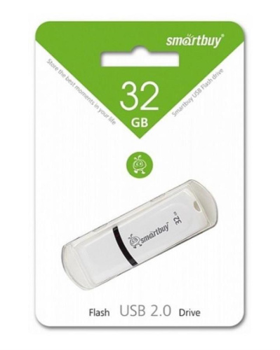 изображение Память USB 32Gb Smart Buy Paean белый 2.0 (SB32GBPN-W) магазин Компании Интерком-НН картинка Память USB 32Gb Smart Buy Paean белый 2.0 (SB32GBPN-W) от магазина Интерком-НН