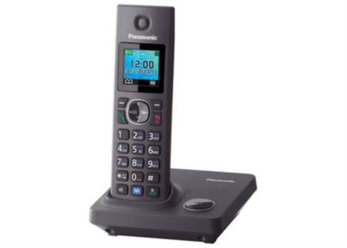 изображение Беспроводной телефон Panasonic KX-TG7851RUH DECT (радиотелефон) , цвет: серый магазин Компании Интерком-НН картинка Panasonic KX-TG7851RUH - Беспроводной телефон DECT (радиотелефон) , цвет: серый от магазина Интерком-НН