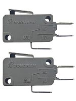 картинка Микропереключатель 2 шт. Dongnan KW3A-16Z1-A200 3-х контактный 16(4)A 250V с рычагом 14мм от магазина Интерком-НН