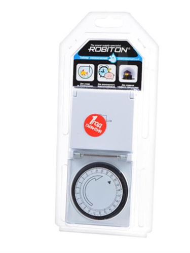 картинка Robiton ME-03 Механический таймер с программированием на 24 часа, влагозащищенный  от магазина Интерком-НН