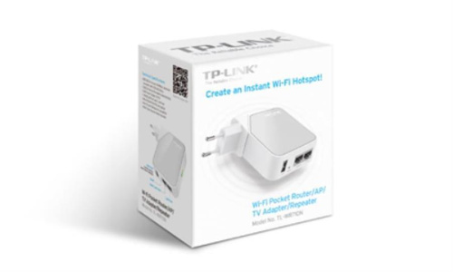 картинка TP-Link TL-WR710N Wi-Fi точка доступа, 802.11n, 150 Мбит/с, маршрутизатор, коммутатор 2xLAN, USB от магазина Интерком-НН фото 2