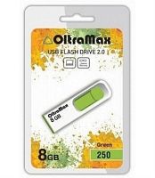картинка Память USB 8Gb OltraMax 250 зеленый (OM8GB250-Green) от магазина Интерком-НН
